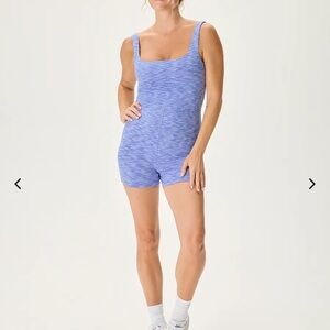 Outdoor Voices Athletic Jumpsuit Romper - Blue Size Large